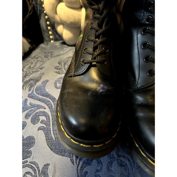 Dr Martens Custom Painted 14 Eye Knee High Boots size 8/EU 39 - Picture 4 of 6